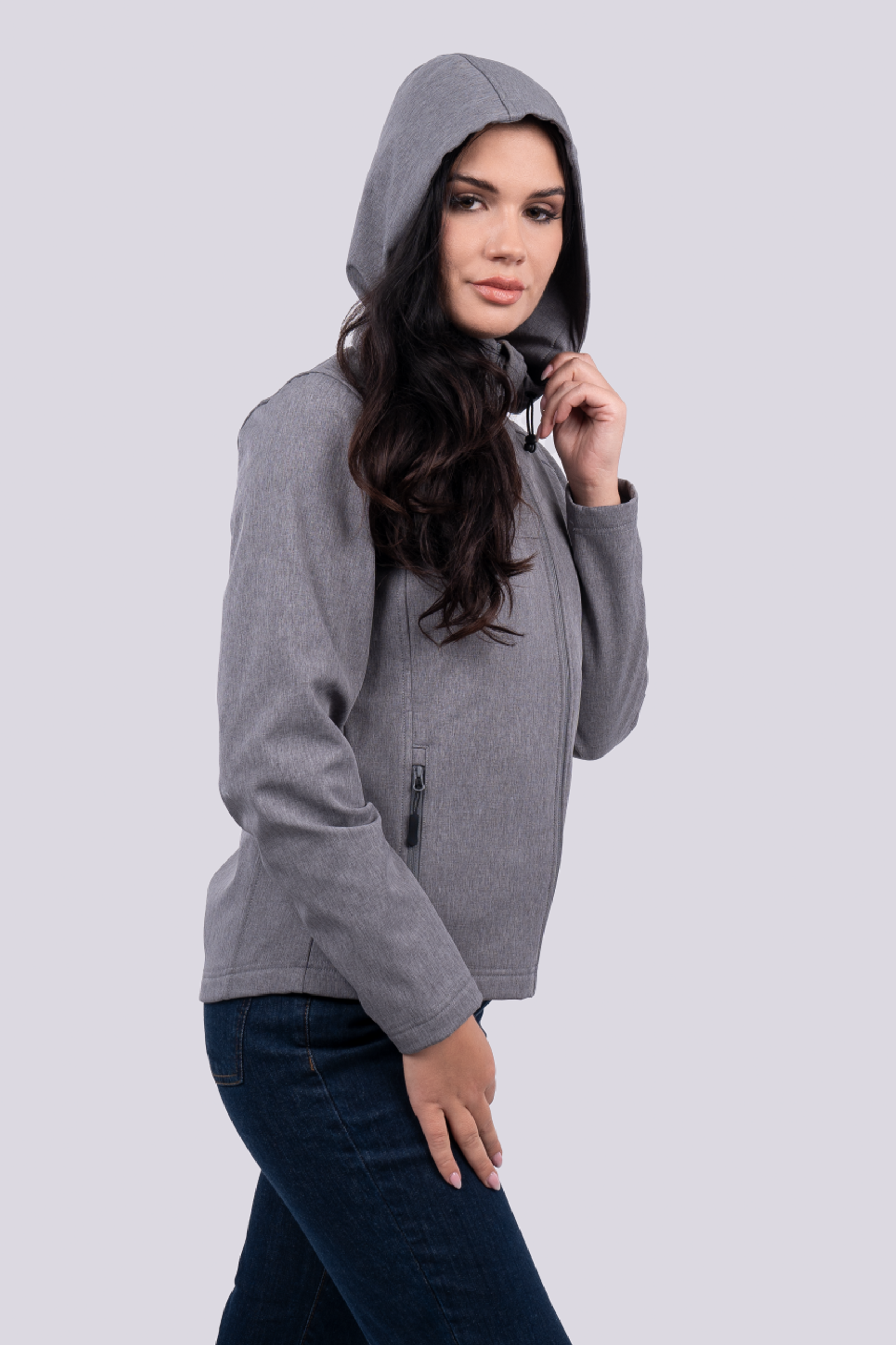 LEGEND CLASSIC NŐI 3 RÉTEGŰ LEVEHETŐ KAPUCNIS SOFTSHELL DZSEKI