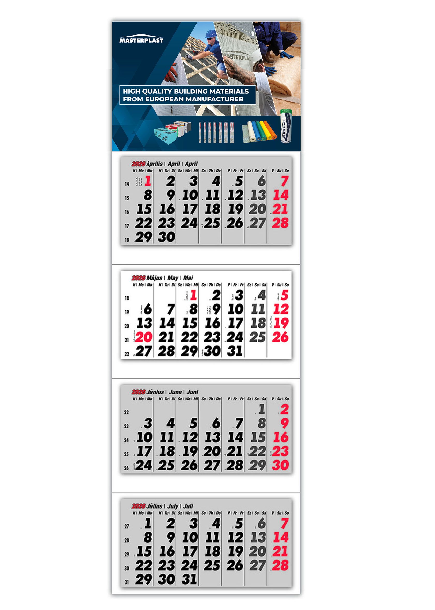 Speditőr naptár - 2026