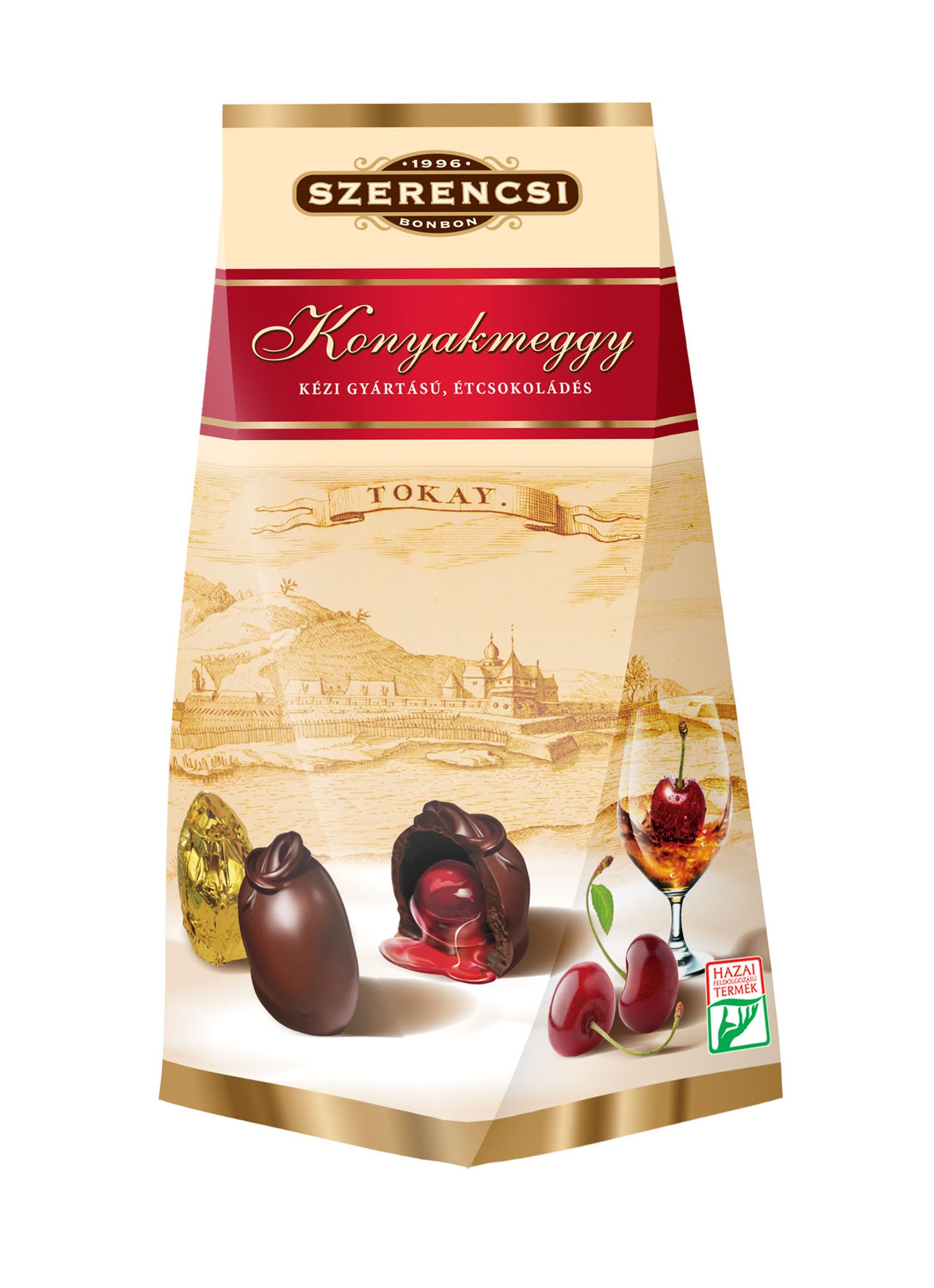 Szerencsi Prémium Kézzel Készített Konyakmeggy